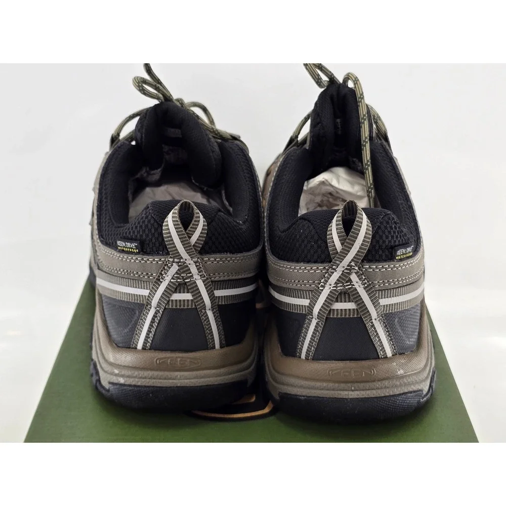 Keen Targhee III WP Wide Mens 11.5 Bungee Cord Black Hiking Shoes - Excellent